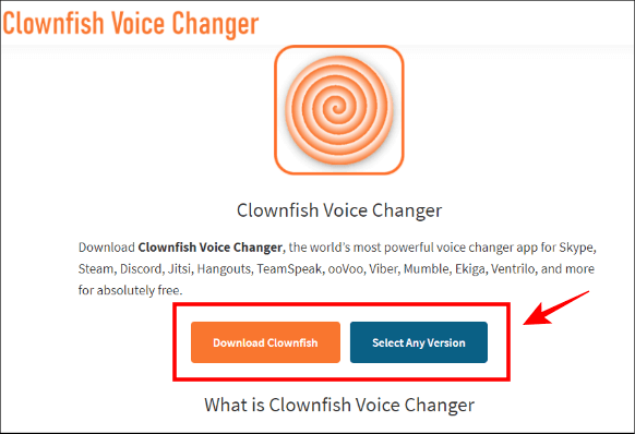 download clownfish voice changer